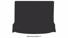 Interior mats for the Renault Logan MCV 2004-2008 I generation EU Universal pre-restyling 7-seater - Фото 3