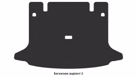 Interior mats for the Renault Logan MCV 2004-2008 I generation EU Universal pre-restyling 7-seater - Фото 4