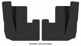 Interior mats for the Renault Logan MCV 2004-2008 I generation EU Universal pre-restyling 7-seater - Фото 6