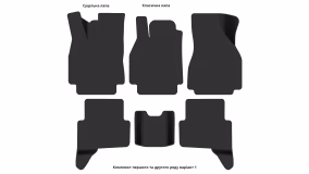 Interior mats for the Renault Megane 2006-2009 II generation EU Universal restyling - Фото 4