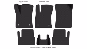 Interior mats for the Renault Megane 2016-2024 IV generation EU Hatchback - Фото 3
