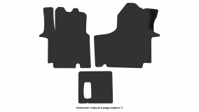 Interior mats for the Renault Trafic 2001-2006 II generation EU VAN pre-restyling - Фото 5
