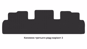 Interior mats for the Renault Grand Scenic 2009-2016 III generation EU Minivan 7-seater - Фото 4