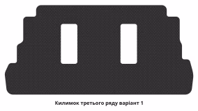 Interior mats for the Renault Grand Scenic 2009-2016 III generation EU Minivan 7-seater - Фото 5