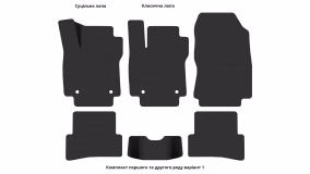 Interior mats for the Renault Clio 2012-2019 IV generation EU Hatchback 5-door - Фото 3