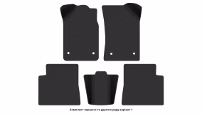 Interior mats for the Renault Kangoo 1998-2008 I generation EU Minivan 5-door - Фото 4