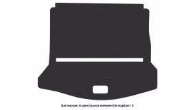Interior mats for the Renault Grand Scenic 2016-2023 IV generation EU Minivan 7-seater - Фото 2