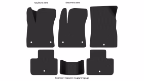Interior mats for the Renault Talisman 2015-2022 EU Sedan - Фото 3