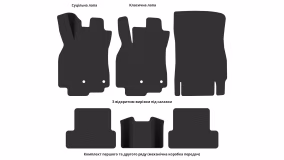 Interior mats for the Renault Megane BOSE 2008-2016 III generation EU Hatchback 3-door - Фото 3
