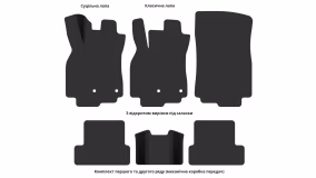 Interior mats for the Renault Megane 2008-2016 III generation EU Hatchback 3-door - Фото 3