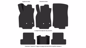Interior mats for the Renault Megane 2008-2016 III generation EU Hatchback 3-door - Фото 4