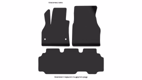 Interior mats for the Renault Kangoo 2008-2013 II generation EU Minivan pre-restyling 4-door - Фото 4