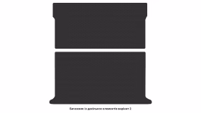 Interior mats for the Renault Kangoo Maxi 2008-2013 II generation EU Minivan pre-restyling - Фото 2
