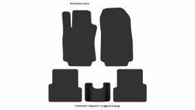 Interior mats for the Renault Modus 2004-2012 I generation EU Hatchback - Фото 3