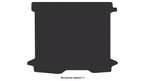 Interior mats for the Renault Express 2021-2024 II generation EU Minivan - Фото 2