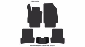 Interior mats for the Renault Clio 2005-2012 III generation EU Hatchback 3-door - Фото 3