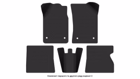 Interior mats for the Renault Kangoo 1998-2008 I generation EU Minivan 4-door - Фото 3