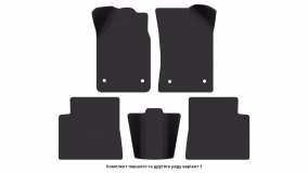 Interior mats for the Renault Kangoo 1998-2008 I generation EU Minivan 4-door - Фото 4