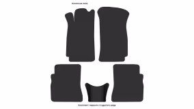 Interior mats for the Renault Megane 1995-2002 I generation EU Hatchback - Фото 2