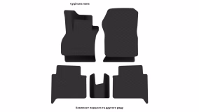 Interior mats for the Renault Zoé (ZE50) 2019-… I generation EU Hatchback - Фото 3