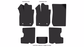 Interior mats for the Renault Sandero StepWay 2008-2012 I generation EU Crossover - Фото 3