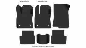 Interior mats for the Renault Taliant 2021-… I generation EU Crossover - Фото 3