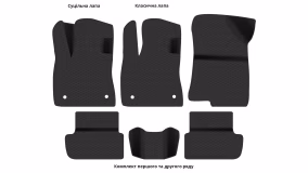 Interior mats for the Renault Kardian 2023-… I generation EU Crossover - Фото 2