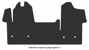 Interior mats for the Renault Master 2010-2014 III generation EU VAN pre-restyling - Фото 7
