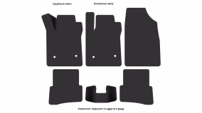 Interior mats for the Renault Captur J87 2013-2019 I generation EU Crossover - Фото 2