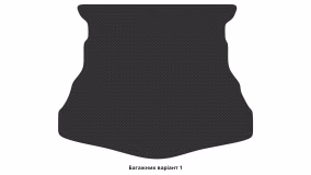Interior mats for the Renault Vel Satis 2001-2009 I generation EU Hatchback - Фото 2