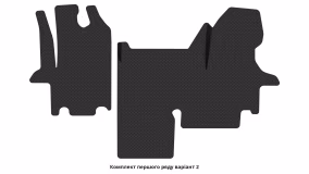 Interior mats for the Renault Master 2003-2010 II generation EU VAN restyling - Фото 2