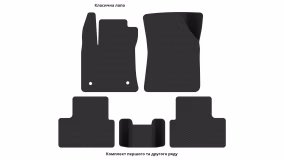 Interior mats for the Renault Megane 2016-2024 IV generation EU Sedan - Фото 4