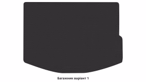 Interior mats for the Renault Scenic 2016-2023 IV generation EU Minivan 5-seater - Фото 2