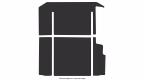 Interior mats for the Renault Trafic 2014-… III generation EU VAN 4-door - Фото 4
