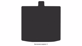 Interior mats for the Renault Grand Scenic 2003-2009 II generation EU Minivan 7-seater - Фото 2