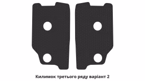 Interior mats for the Renault Grand Scenic 2003-2009 II generation EU Minivan 7-seater - Фото 4