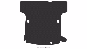 Interior mats for the Renault Logan MCV 2004-2012 I generation EU Universal 5-seater - Фото 3