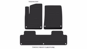 Interior mats for the Rivian R1S 2022-… I generation US Crossover - Фото 2