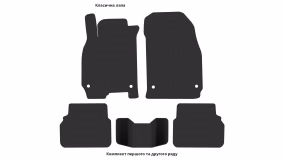 Interior mats for the Saab 9-3 II 2002-2013 II generation EU Universal - Фото 4