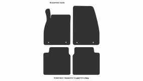 Interior mats for the Saab 9-5 II 2010-2012 II generation EU Universal - Фото 2