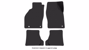 Interior mats for the Saab 9-3 (I) 1998-2002 I generation EU Sedan - Фото 2