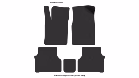 Interior mats for the Samand Samand Soren 2007-… I generation EU Sedan - Фото 3
