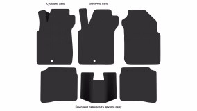 Interior mats for the Samsung SM5 (A32) 1998-2005 I generation EU Sedan - Фото 3