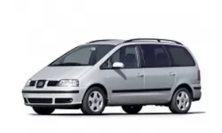 Коврики в салон Seat Alhambra 2000 - 2010 I поколение EU Minivan рест 7-ми местная 