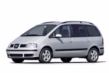 Interior mats for the Seat Alhambra 2000-2010 I generation EU Minivan restyling 7-seater