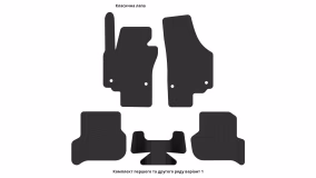 Interior mats for the Seat Altea XL 2006-2015 I generation EU Minivan - Фото 6