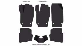 Interior mats for the Seat Ibiza 6L 2002-2008 III generation EU Hatchback 5-door - Фото 3