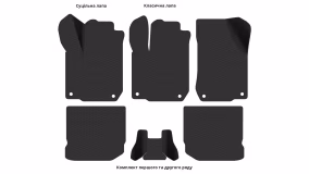 Interior mats for the Seat Leon 1M 1998-2006 I generation EU Hatchback 5-door - Фото 4