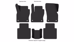 Interior mats for the Seat Tarraco 2018-… I generation EU Crossover 7-seater - Фото 3