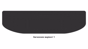 Interior mats for the Seat Alhambra 2010-2015 II generation EU Minivan pre-restyling 7-seater - Фото 2